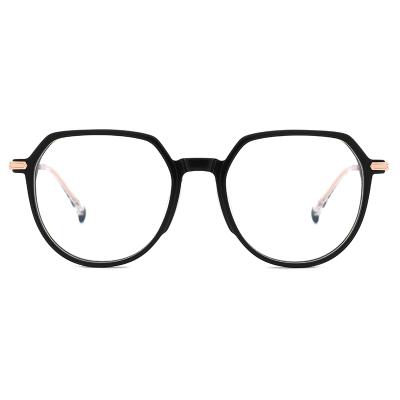 China 2021 High Quality Instock Acetate Reading Glass Frames With Titanium Legs Eyeglasses Optical Reading Glasses For Women Men for sale