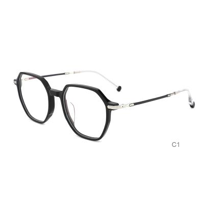 China 2021 High Quality Low MOQ Instock Acetate Reading Glass Frames With Legs Titanium Optical Eyeglasses Unisex Reading Glasses for sale