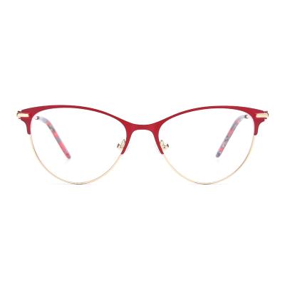 China For Reading Glasses 2021 High End Portable Mature Metal Optical Frames Ready Wholesale Goods For Ladies for sale