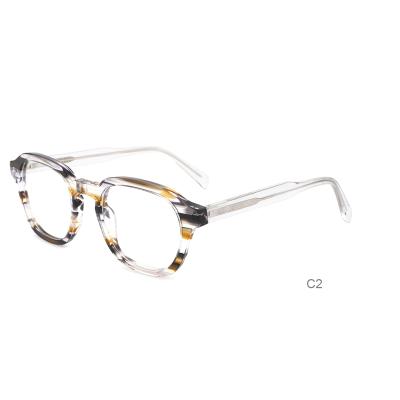 China For Reading Glasses 2021 Best Quality Vintage Acetate Optical Frame Eyewear Glasses Reading Glasses With Low MOQ for sale