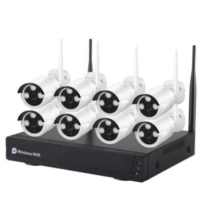 China Wireless Nvr Integrated Security System App 8 Channel Tuya Siren IP Camera With P2P for sale