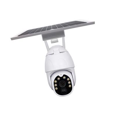 China Human Motion Tracking AI Solar Battery PTZ Wifi Camera Low Power Smart Solar Wireless Camera For Outdoor Street Use for sale