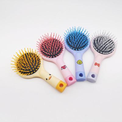 China Unique Nondisposable Butterfly Baby Kids Hairbrush Logo Extension Hair Brush Silicone Customized Air Cushion Nondisposable Cute Silicone Air Cushion for sale