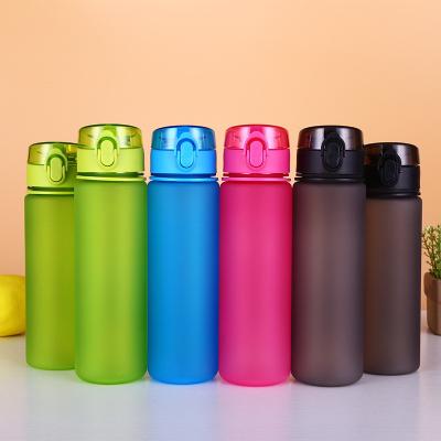 China Viable Outdoor Tour 1000ml Gym Sports Plastic Matte Water Bottle Portable Shaker Leakproof Bottle Drinkware for sale