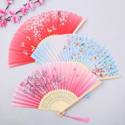 China China Chinese Style Female Fan Gift Antique Folding Fan for sale