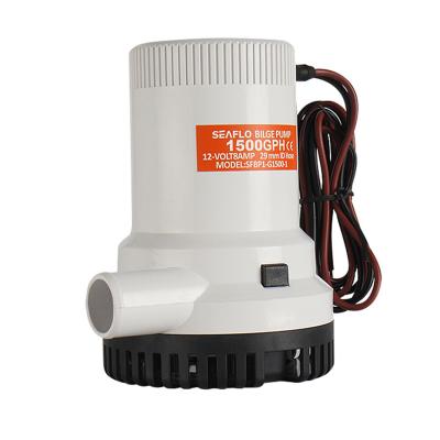 China Family Homes SEAFLO 12V DC 1500GPH Small Mini Specification Of Submersible Water Pump for sale