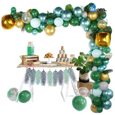 China Party Jungle Safari Theme Party Boys Girls Birthday Balloon Garland Set Party Decoration for sale