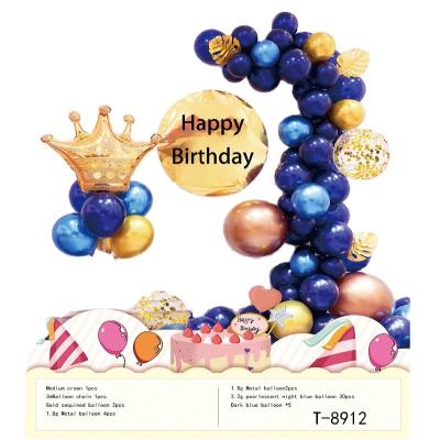 China Aluminum film/foil Wholesale 6 theme birthday balloon sets Happy birthday party aluminum membrane balloon decoration sets for sale