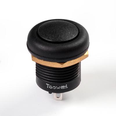 China Dupont Toowei 16mm Nylon Waterproof Locking Plastic Push Button Switch for sale