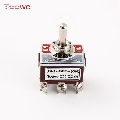 China Toowei T702RW Spring Return Inverter (TOP) - Instrumentation OFF-ON on Electric Guitar with 6 Pin Screw Terminal for sale