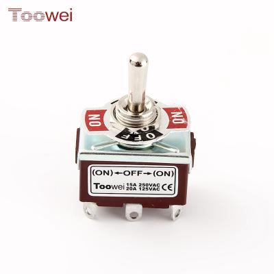 China T700 Instrumentation Series DPDT 12mm Diameter 6 Pin Miniature Switch OFF- (TOP) - (TOP) for sale