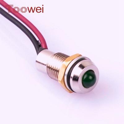 China Dupont Volt Nylon Corrosion Resistant 8mm24 Led Indicator Lights Led Lamp Indicator for sale