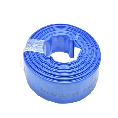 China Layflat Pvc Layflat Hose Farmland Irrigation Pvc Flat Lay Hose for sale