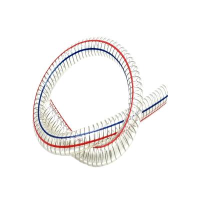 China China PVC Supplier Product Reinforced Steel Wire Spiral Transparent Hose Clear Plastic PVC Spiral Hose for sale