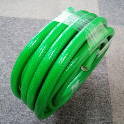 China 3 Layers Fiber Reinforced 3/8 1/2 3/4 Inch Flexible PVC Garden Hoses For Garden Irrigation for sale