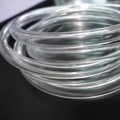 China PVC 2 Bar Air Oil Water PVC Clear Hose Vinyl Tubing Reinforced Flexible Plastic Clear Hose for sale