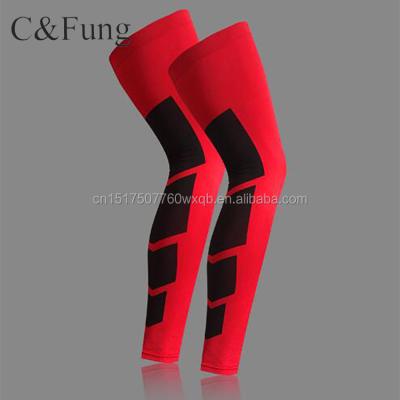 China 100% Polyester Basketball Knee Pads / Custom Basketball Leg Sleeve for sale