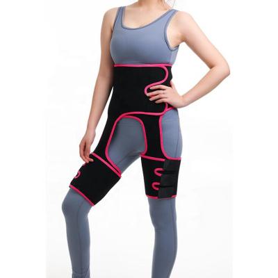 China Custom Fitness Private Label Neoprene Waist Trimmer Thigh Trimmer Hip Belt Leg Adult Thigh Gum for sale