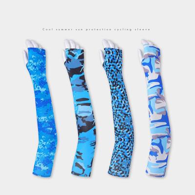 China Compression Arm Sleeve Camouflage Arm Cover Unisex Anti-UV Fishing Sun Cooling Recycling Working UV Protection for sale