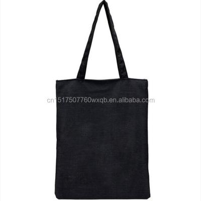 China Eco-friendly Wholesale Cosmetic Canvas Tote Bag Plain Canvas Zippered Pouch for sale