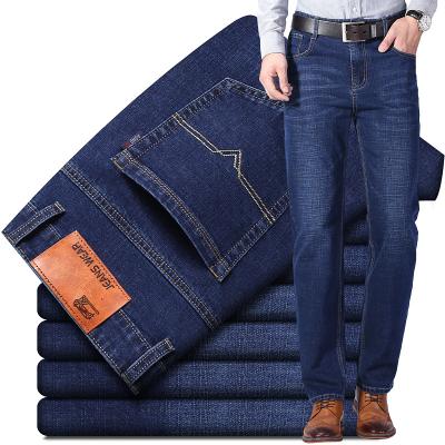 China Wholesale Breathable Big Size Thin Straight Tube Manufacturer Casual Tapered Jeans Men Stretch for sale