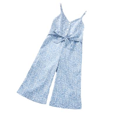 China Children's clothing anti-shrink summer 2022 new medium and small girls suspender overalls manufacturers wholesale for sale