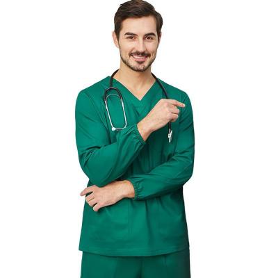 China Hospital Factory Directly Customized Long Sleeve Clothing Nurse Clothing Doctors Operating Room Men And Women Work Clothes for sale