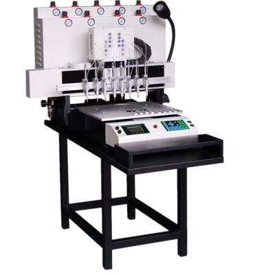 China Full iron body Computer graphic program Weldo 8 Colors PVC rubber patch Machine for sale