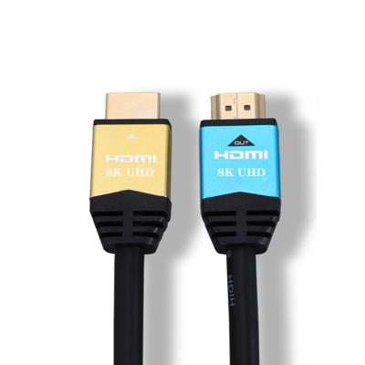 China Multimedia Ultra High Speed ​​HDMI To HDMI Cable Bulk Gold 3D 8K@60Hz 4K@120Hz 48Gbps HDMI Cable For PS4 for sale