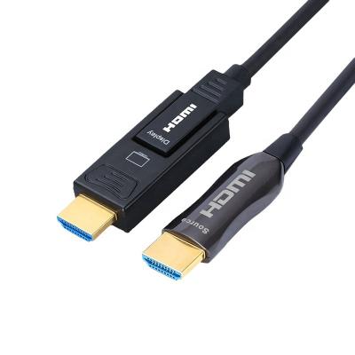 China PVC+Gold Plated HDMI Cable Support High Speed ​​3D 4K 60Hz 1080P Fiber Optic Male To Male HDMI Fiber Optic Cable for sale