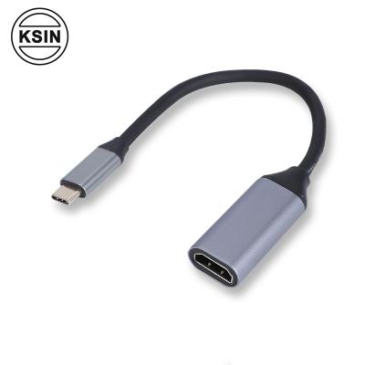 China COMPUTER KSIN USB-C 3.1 Type C to Female HDMI 4k 60hz Audio Adapter Converter for Phone Connect to HDTV for sale