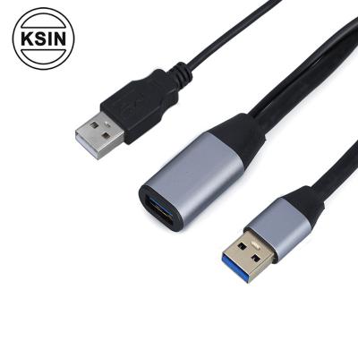 China High Quality Camera One Male to One USB 3.0 Female Extension Cable up to 15m for Computer for sale