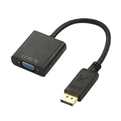 China Multimedia Factory DP 2020 To VGA Adapter 1080p Male DP To VGA Female Cable for sale