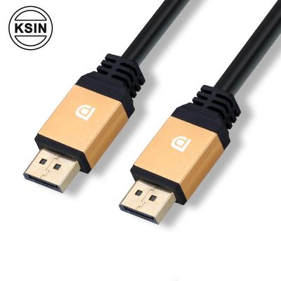 China 2021 New Multimedia DP to DP Cable DisplayPort 1.4 8K 4K 144Hz 165Hz DisplayPort Cable for Sports Arcade Games for sale