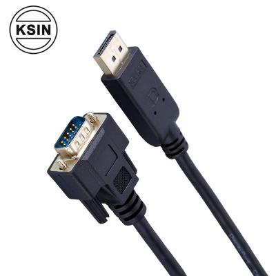 China Multimedia Wholesale Male to Male 1080p DP to VGA Adapter Cable for sale