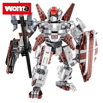 China Construction Toy WOMA TOYS Major Brands Compatible Bricks Building Blocks Transform Robot DIY Educational Toy For Kid Registered Brand for sale