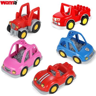 China WOMA construction toy TOYS DIY combined building block large particles puzzle insert cars children's toys 2022 small bricks for sale