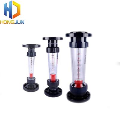 China LZS Plastic Liquid Water Float PVC Flow Meter Rotameter LZS for sale