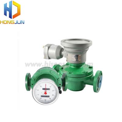 China HGG440 Stainless Steel Heavy Oil Explosion Proof Oval Speed ​​Flow Meter for sale