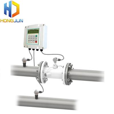 China HUF720 Digital Wall Mounted Clamp On Pipe Ultrasonic Water Flow Meter Price HUF720 for sale