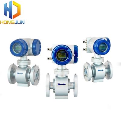 China Cast steel; 0.5% Accuracy Stainless Steel PTFE FEP Lining Large Pipeline High Pressure Electromagnetic Flowmeter for sale