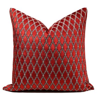 China Anti-pilling Best Cut Velvet Cushion Supplies Cut Velvet Pillow Cover Luxury European Manufacturer 55*55cm for sale