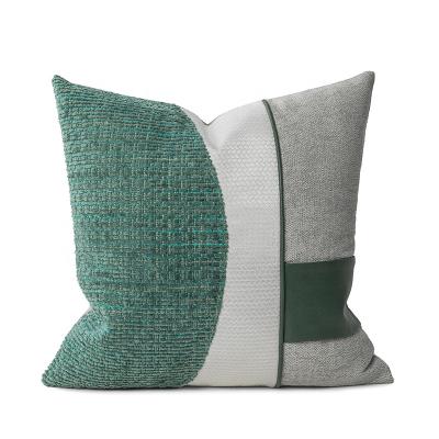 China Latest Design Fashion Mint Anti-pilling Throw Pillow Covers Single Cushion Covers Home Decoration For Sofa Bed And Chair 45*45CM 50*50CM for sale