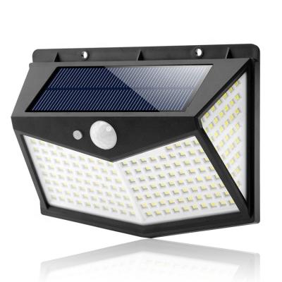 China Outdoor Outdoor Security Solar Wall Light 208LED Waterproof PIR Motion Sensor Solar Light For Home Garden Wall for sale