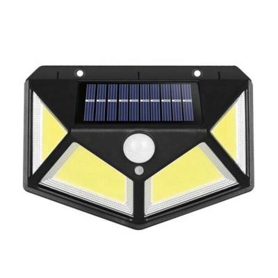 China Outdoor Automatic PIR Activated Outdoor Garden Wall Street Waterproof COB LED Motion Solar Sensor Light for sale