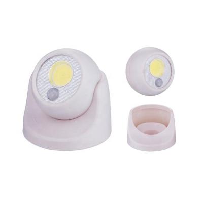 China Living Room Multifunction 360 Degree Rotate Removable PIR Body Wall Light Flexible COB LED Motion Sensor Night Light for sale