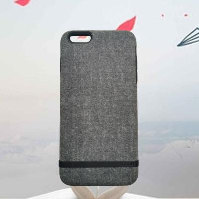 China Shockproof Woven Material Leather PC Cell Phone Case For iPhone for sale