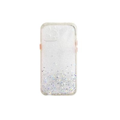 China New Gradient Custom Wholesale Bestselling Color Shockproof Pearl Epoxy Transparent Mobile Phone Cases For iPhone for sale