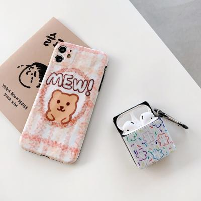 China Cool Square Shockproof Hot Selling Earphone Case With Clip For Airpods Pro Fashion Trunk Style Cover For Airpods 1/2 for sale