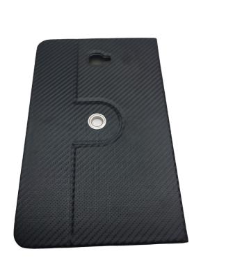 China Ipad Woven Carbon Fiber Shockproof High Quality Flat Fitted Leather Case For Ipad for sale